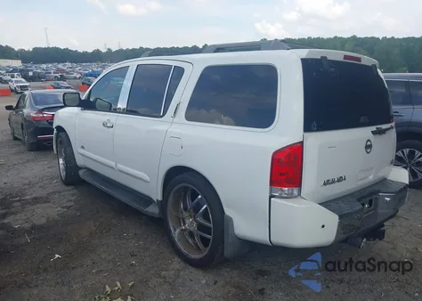 2007 Nissan Armada Le from USA, damaged, VIN 5N1BA08A17N711024